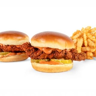 #2 2 Clucker Sliders & Fries